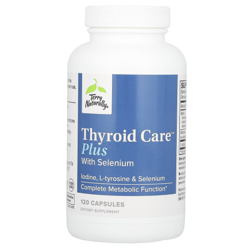 Terry Naturally, Thyroid Care Plus with Selenium, 120 Capsules 2