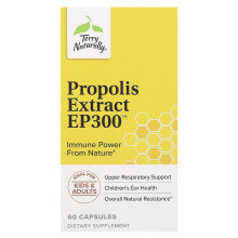 Terry Naturally, Propolis Extrakt EP300, 60 Kapseln
