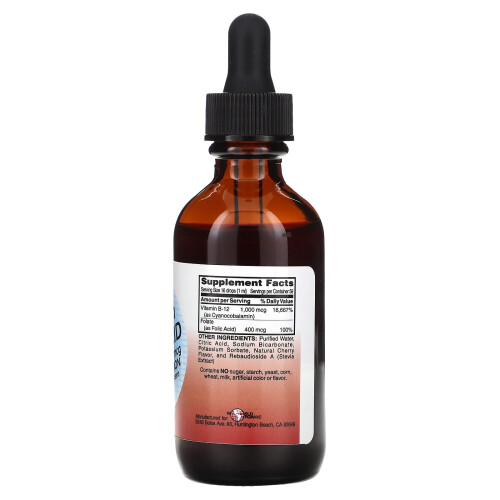 World Organic, B-12 mit Folsäure, 2 fl oz (59 ml) 2