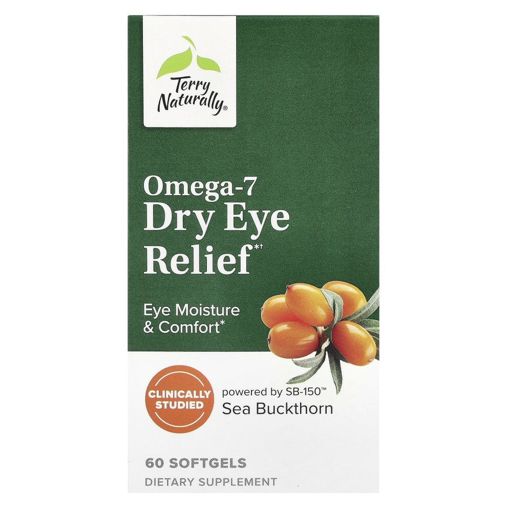 Terry Naturally , Omega-7 Dry Eye Relief 60 Softgels