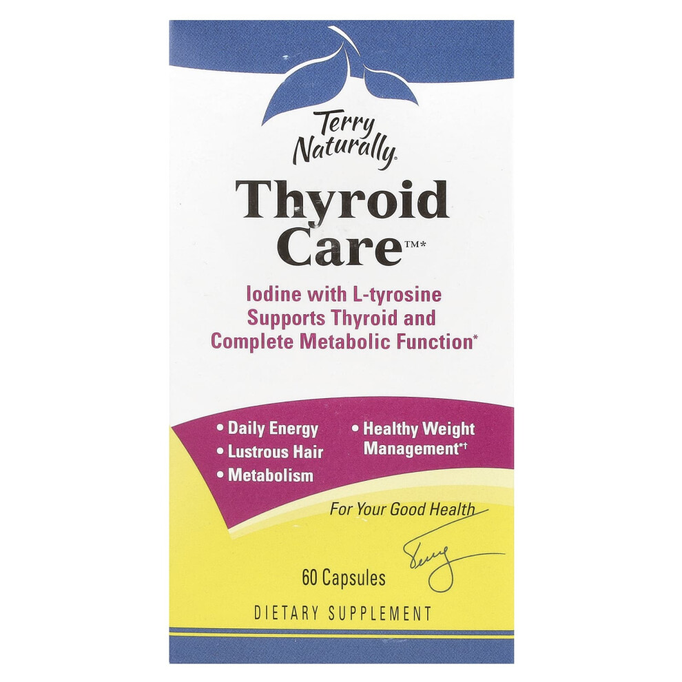 Terry Naturally , Thyroid Care, 60 Capsules