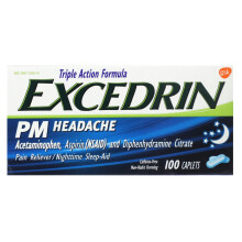 Excedrin, PM Kopfschmerzen, 100 Caplets