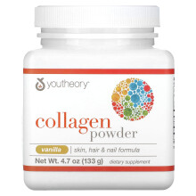 Youtheory, Kollagen-Pulver, Vanille, 4,7 Unzen (133 g)