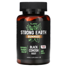 YumV's, Gommes Strong Earth, Racine d'Actée à Grappes Noires, Pêche, 60 Gommes