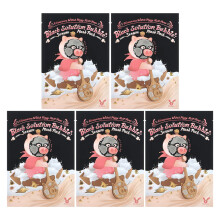 Elizavecca, Witch Piggy, Hel-Por, Blacke Oplossing Bubble Serum Beauty Mask Pack, 5 Sheets Mask, 1 oz (28 g) per stuk
