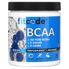 fitcode, BCAA, Blaue Himbeere, 8,5 oz (240 g)