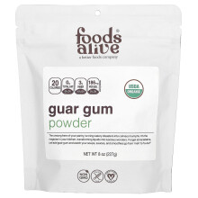 Foods Alive, Poudre de Gomme de Guar, 8 oz (227 g)