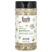 Foods Alive, Levure Nutritionnelle, Saveur Fromagée Épicée, 6 oz (170 g)