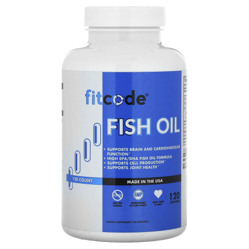 fitcode, Fischöl, 120 Weichkapseln