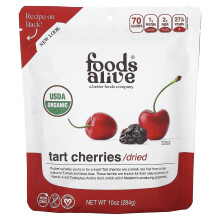 Foods Alive, Bio-Sauerkirschen, Getrocknet, 10 Unzen (284 g)