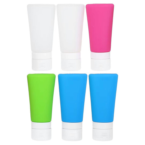 Flents, Essentials, 6 Silikonflaschen, je 3 Unzen