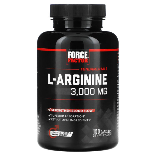 Force Factor, L-Arginine, 3,000 mg, 150 Capsules (600 mg per Capsule) 2