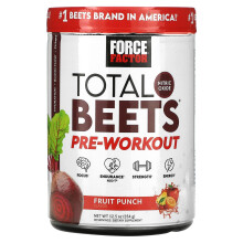 Force Factor, Total Beets, Pré-Entraînement, Punch aux Fruits, 12,5 oz (354 g)