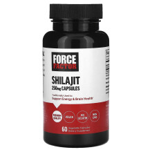Force Factor, Shilajit, 250 mg, 60 Pflanzliche Kapseln