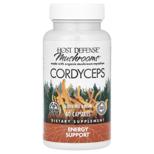 Host Defense, Mushrooms, Cordyceps, 60 Vegetarian Capsules 2