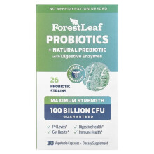 Probiotika + Natürliches Präbiotikum mit Verdauungsenzymen, Maximale Stärke