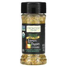 Frontier Co-op, Assaisonnement Citron et Poivre Biologique, Sans Sel, 2,5 oz (70 g)