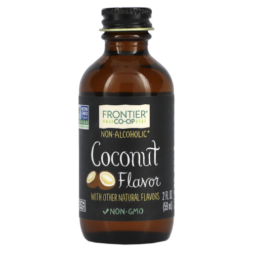 Frontier Co-op, Arôme de Noix de Coco, Non Alcoolisé, 2 fl oz (59 ml)