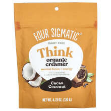 Four Sigmatic, Crémier Biologique Think, Sans Lait, Noix de Coco Cacao, 4.23 oz (120 g)