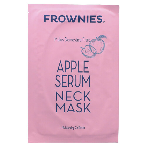Frownies, Masque Beauté Cou Sérum Pomme, 1 Patch Gel
