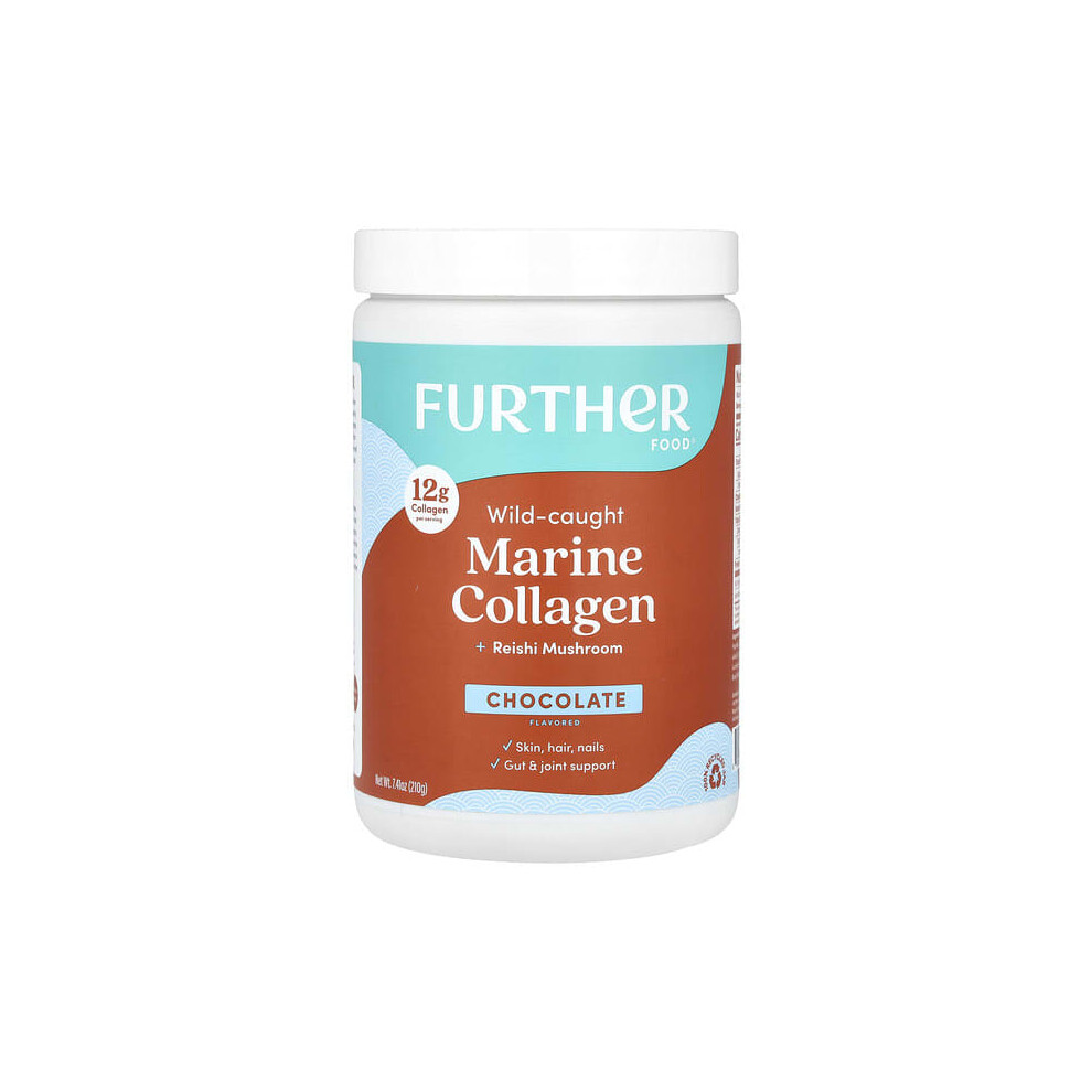 Further Food Wild-Caught Marine Collagen + Reishi Mushroom, Chocolate