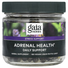 Gaia Herbs, Nebennieren-Gesundheit, 180 Vegane Flüssig-Phyto-Kapseln