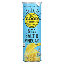 The Good Crisp Company, Kartoffelchips, Meersalz & Essig, 5,6 oz (160 g)