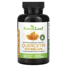Forest Leaf, Quercetin Bromelain + Brennnessel & Vitamin C, 90 Pflanzenkapseln