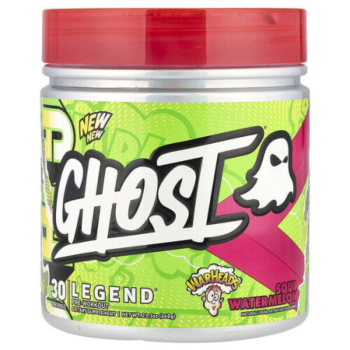 Ghost Legend Pre-Workout, Warheads Sauerer Wassermelone