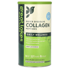 Great Lakes Wellness, Schnelllösliche Kollagenpeptide, Tägliches Wohlbefinden, Geschmacksneutral, 16 Unzen (454 g)