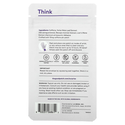 The Good Patch, Think, 4 Pflaster 2