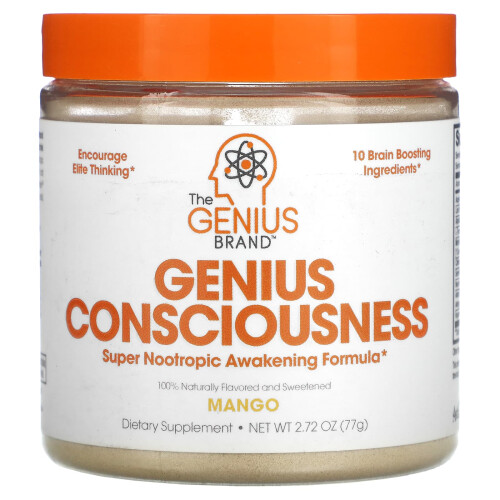 The Genius Brand, Genius Bewusstsein, Mango, 2,72 Unzen (77 g)