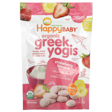 Happy Family Organics, Bio-Greek Yogis, Erdbeer-Banane, 1 Unze (28 g)