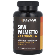 Havasu Nutrition, Sägepalme, 3x Formel, 120 Kapseln