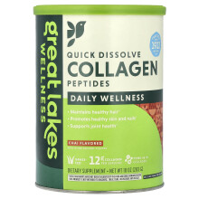 Great Lakes Wellness, Schnelllösliche Kollagenpeptide, Tägliches Wohlbefinden, Chai, 10 Unzen (283 g)