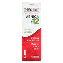 MediNatura, T-Relief, Arnica +12, Pflanzliche Linderungscreme, 4 Unzen (114 g)