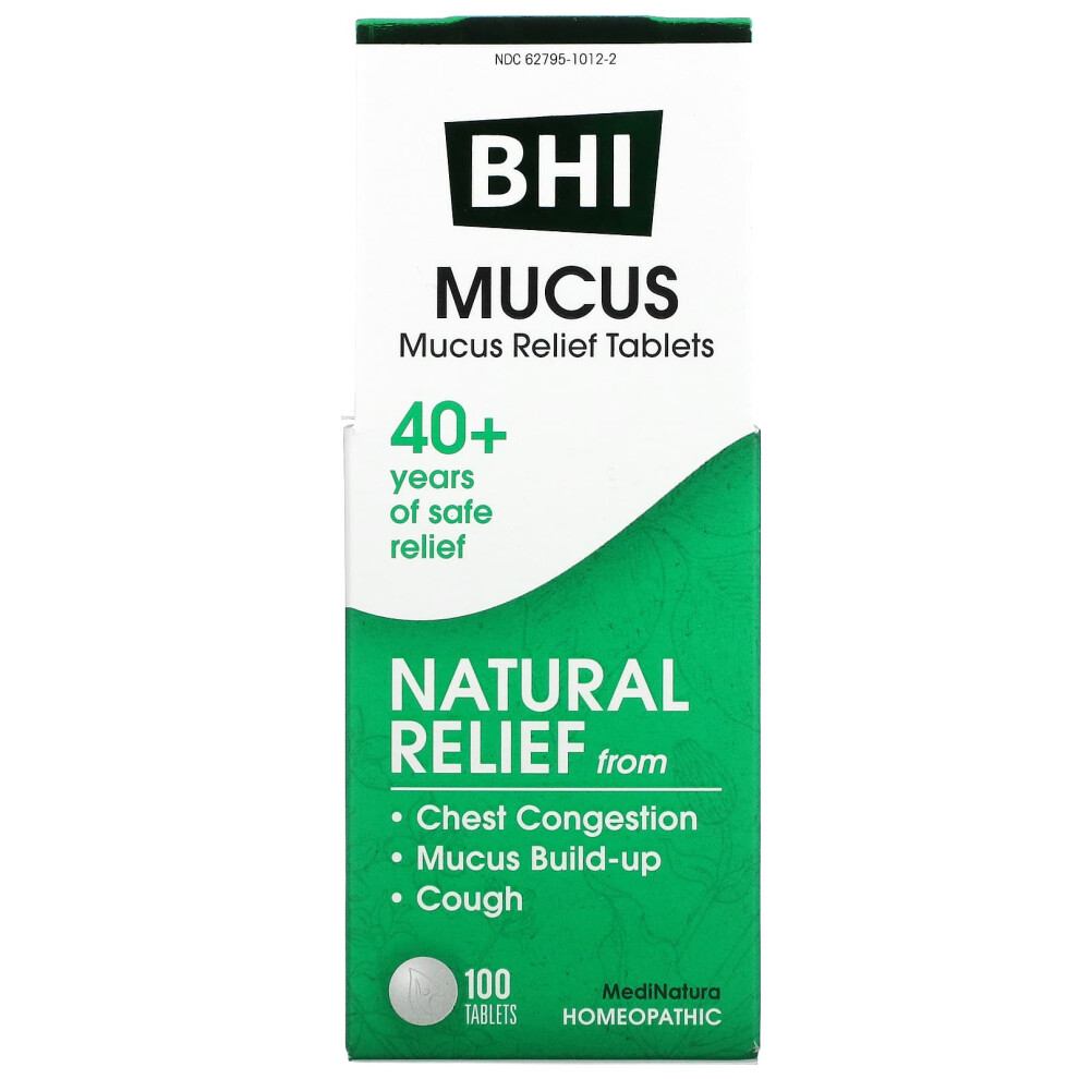 Medinatura , Bhi, Mucus Relief, 100 Tablets