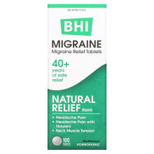 MediNatura, BHI, Migräne-Linderung, 100 Tabletten