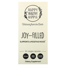 Happy Healthy Hippie, Freuden-Erfüllt, Unterstützt eine positive Stimmung, 60 Gemüse-Kapseln