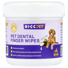 Lingettes Dentaires pour Doigt pour Animaux, Pour Chiens et Chats, Menthe