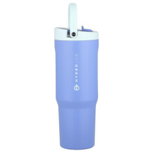 HydroJug Sport - Rostfritt Stål Mugghållare med Sugrör, Isolerad, 32oz