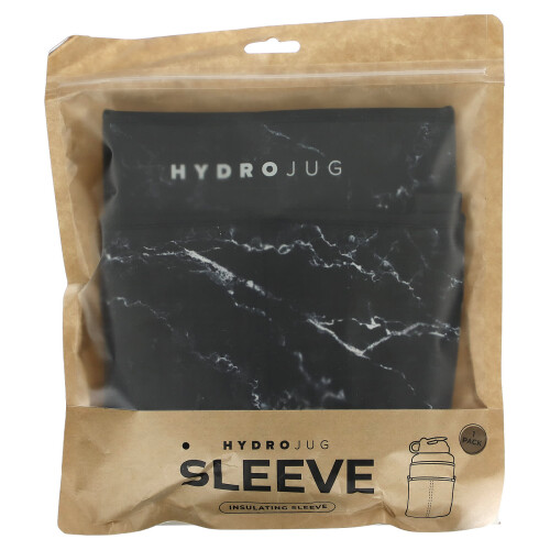 HydroJug, Isolierhülle, Schwarz Marmor, 1 Packung