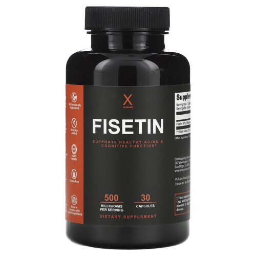 Humanx, Fiscétine, 500 mg, 30 Capsules