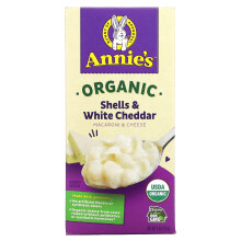Annie's Homegrown, Bio-Makkaroni & Käse, Muscheln und Weißer Cheddar, 6 Unzen (170 g)