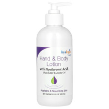 Hyalogic, Hand- & Körperlotion mit Hyaluronsäure, Duftstofffrei, 10 fl oz (295,7 ml)