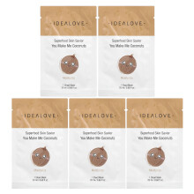 Idealove, Superfood Skin Savior, You Make Me Coconuts, 5 Beauty-Gesichtsmasken, je 0,68 fl oz (20 ml)