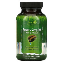 Irwin Naturals, Power to Sleep PM, 60 Flüssig-Weichkapseln