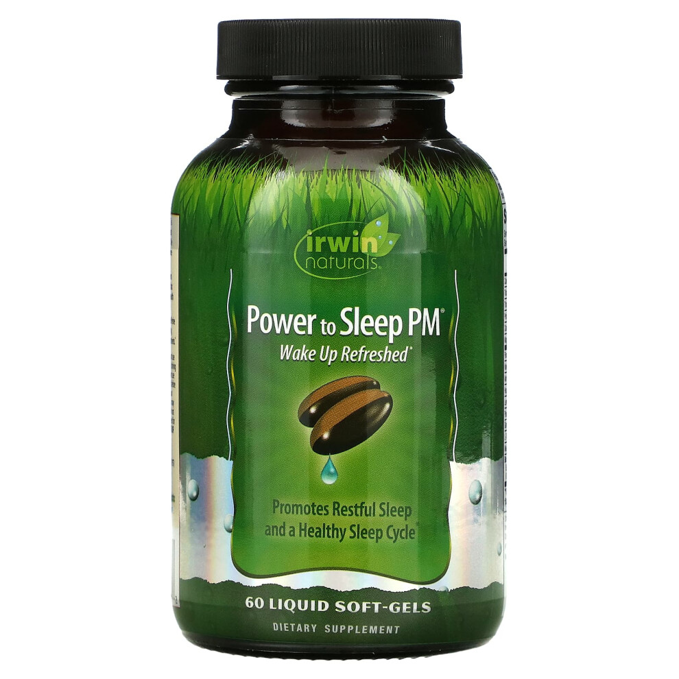 Irwin Naturals , Power To Sleep Pm, 60 Liquid Soft-Gels