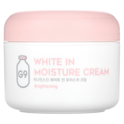 G9skin, Crème Hydratante Blanche, Éclat, 100 g