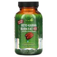 Irwin Naturals, Keto-Karma Brûleur de Graisse Rouge, 72 Softgels Liquides